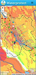 Aplikacja mobilna WATERPROTECT